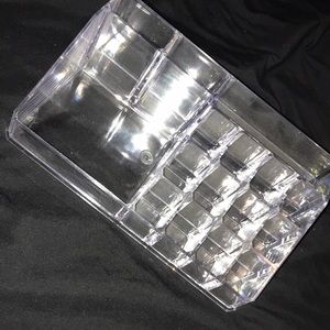 Acrylic makeup organizer